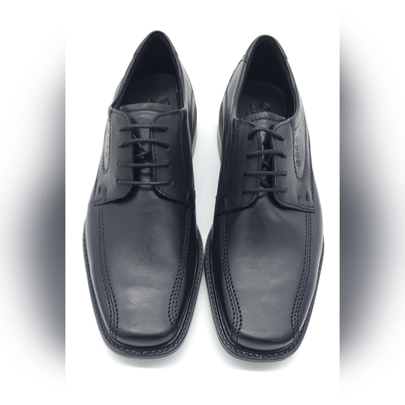 ECCO Men\'s New Jersey Lace-Up Dress Shoes Black Leather 51514 Size 6-6.5 EU 40 main image 7